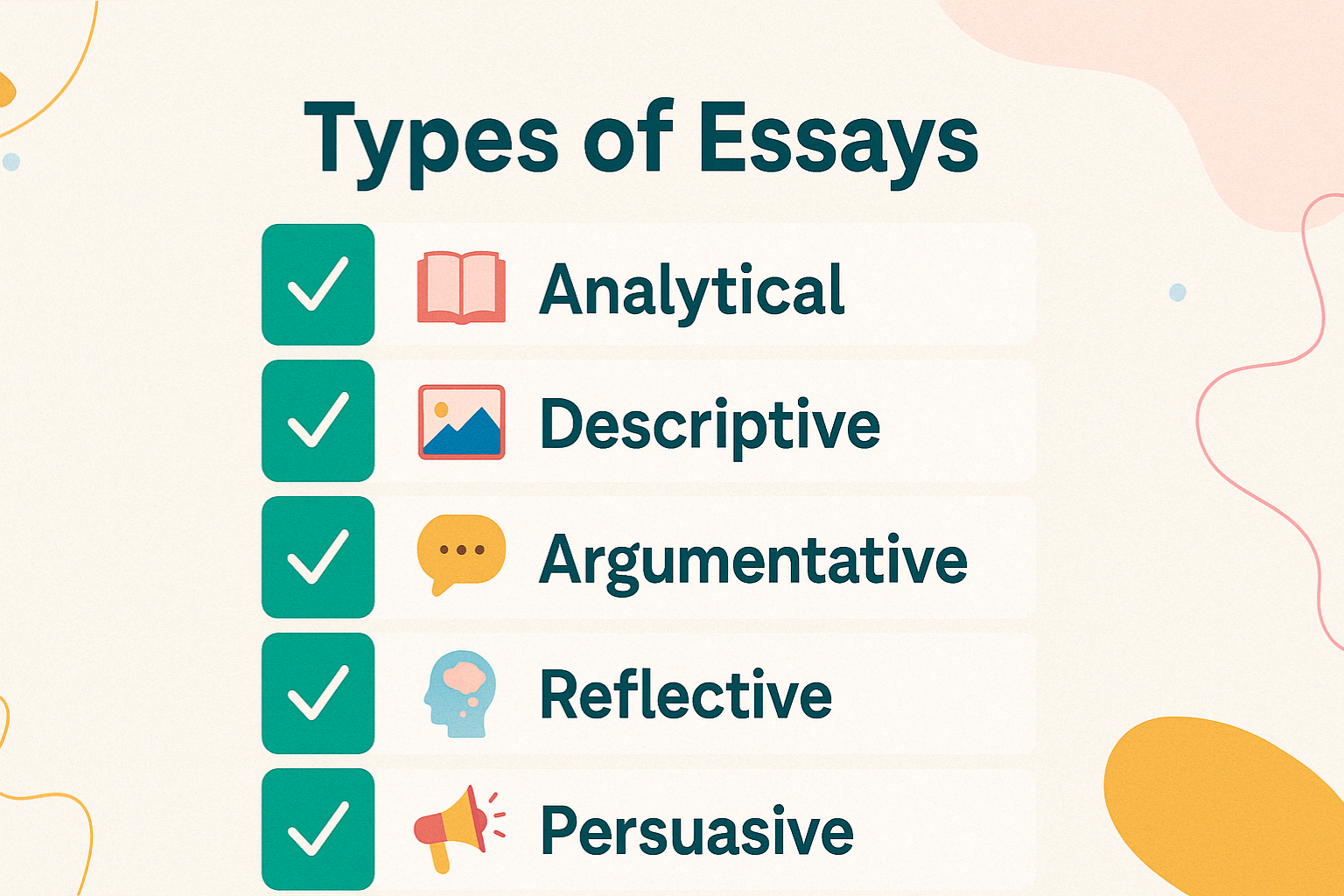 Types of Essay Writing Services